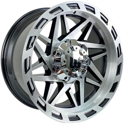 Wesrock Offroad Boulder Black Brushed Wheel