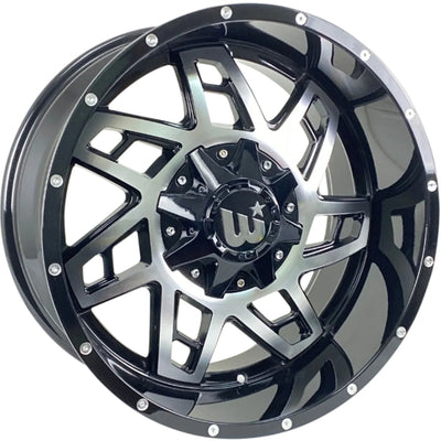 Wesrock Offroad Colt Black Brushed Wheel