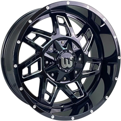 Wesrock Offroad Colt Black Milled Wheel