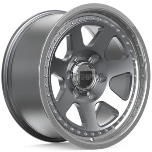 Wesrock Offroad MT-77 Silver Machined Wheel