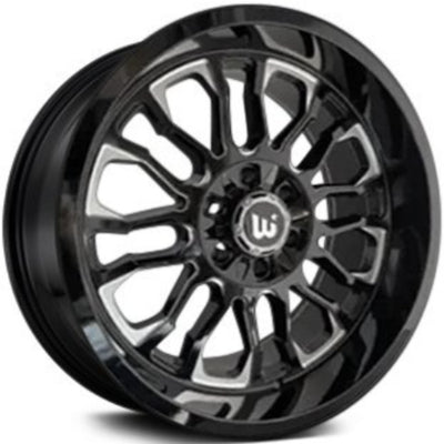 Wesrock Offroad Piper Black Milled Wheel