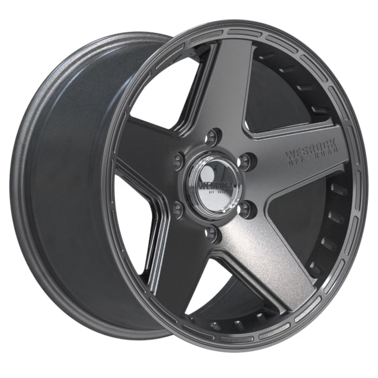Wesrock Offroad ST-5 Gunmetal Machined Wheel
