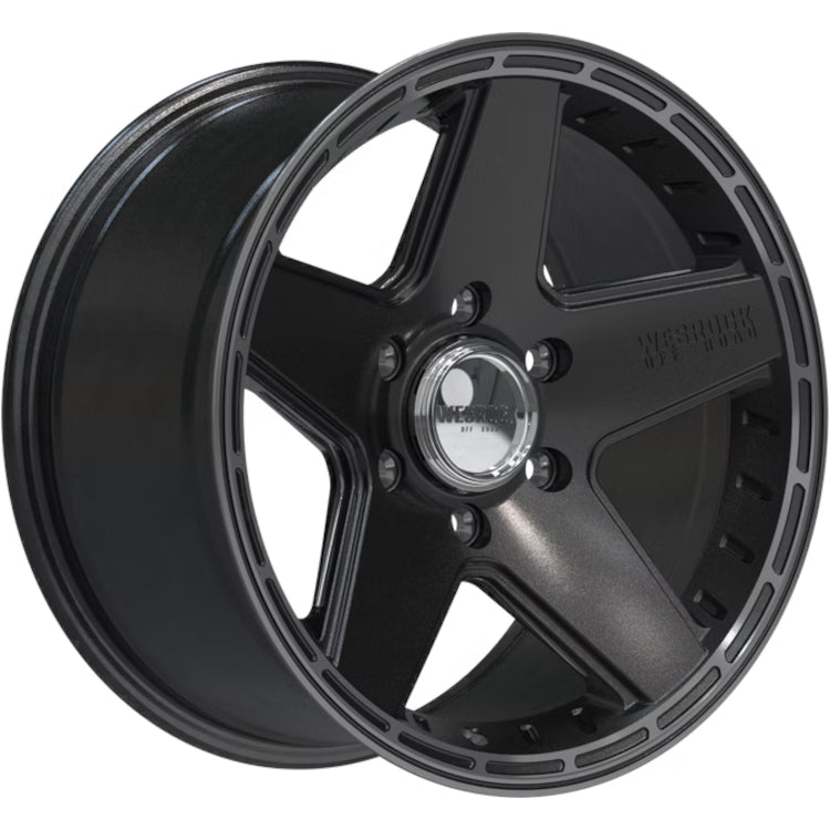 Wesrock Offroad ST-5 Black Machined Wheel