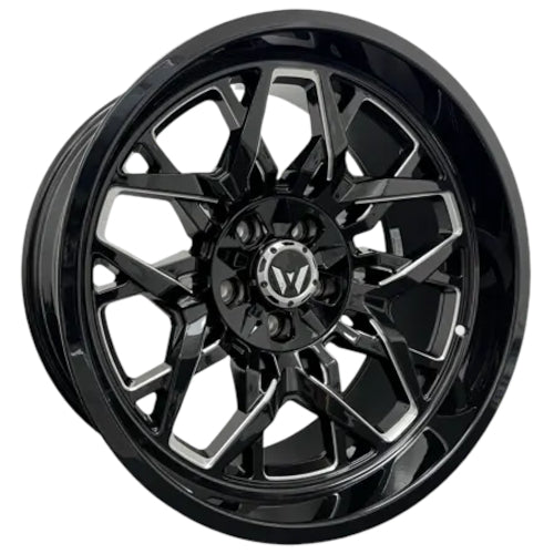 Western Off-Road Edge Black Milled Wheel