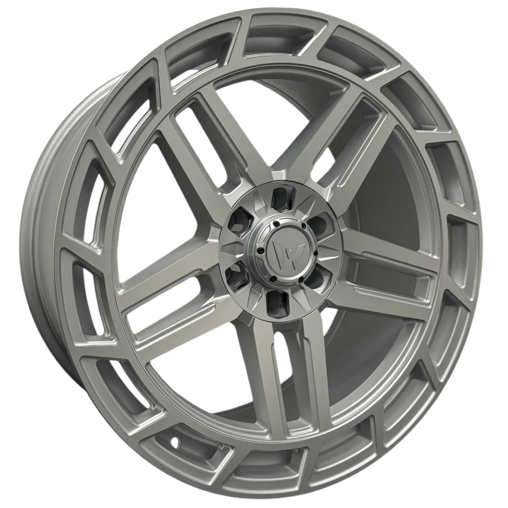Western Off-Road HC66 Silver Machined Wheel
