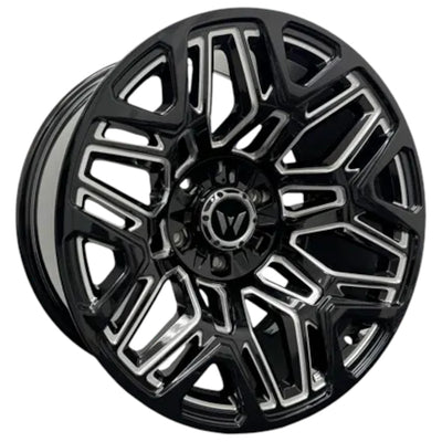 Western Off-Road Tundra Black Milled Wheel