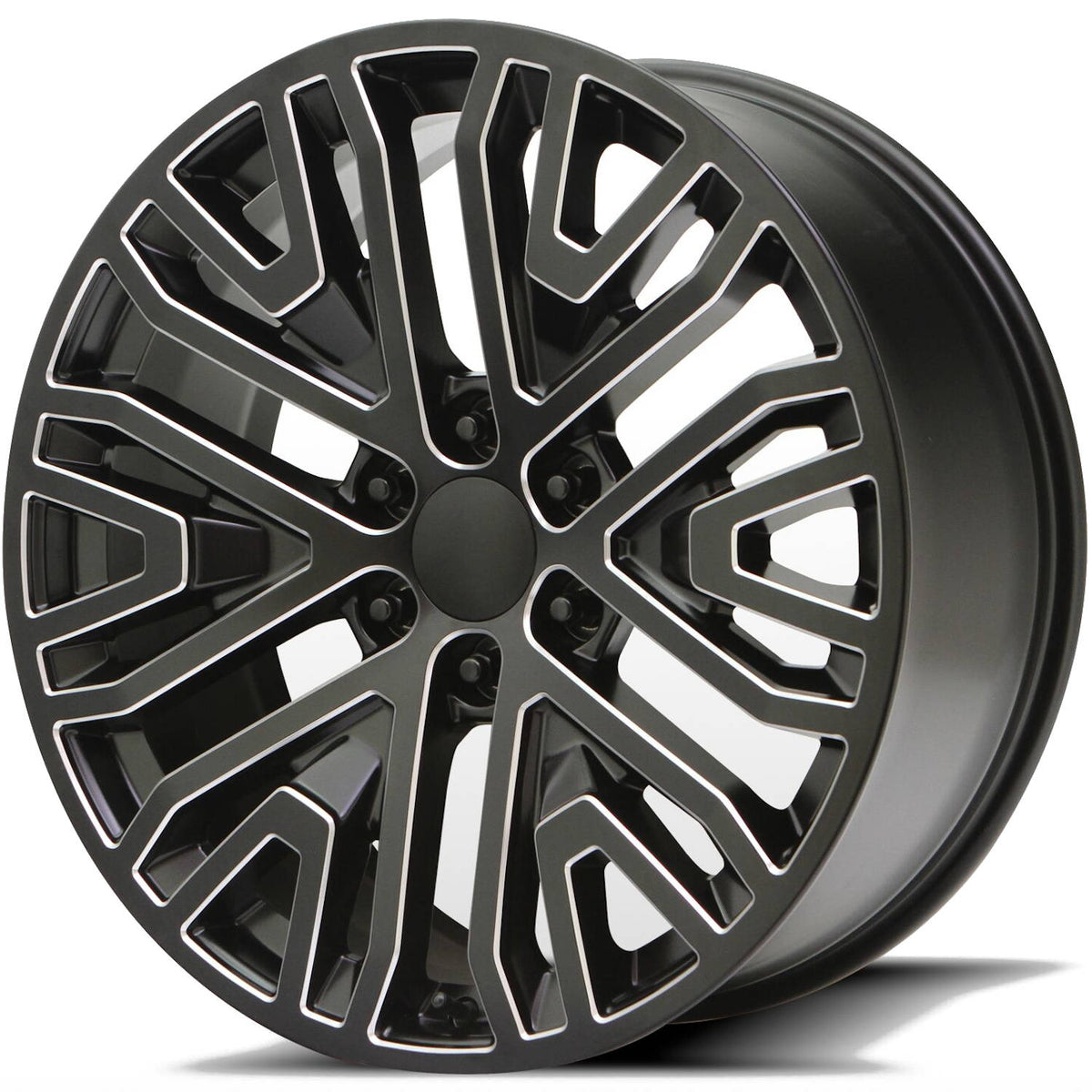 Wheel Replicas V1190 Black Milled Wheel