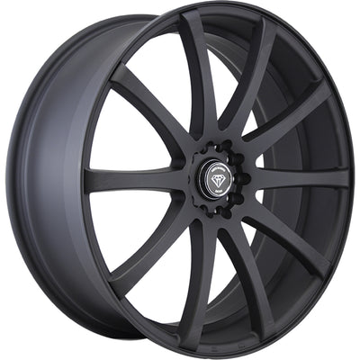 White Diamond W3196 Matte Black Wheel