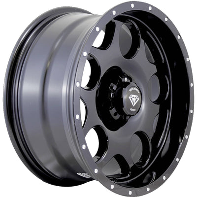 White Diamond W3243 Gloss Black Wheel