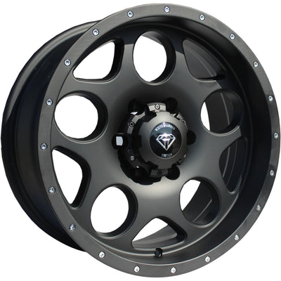 White Diamond W3243 Matte Black Wheel