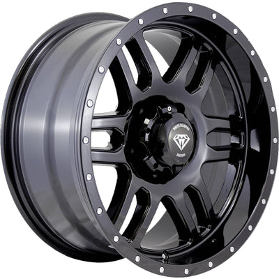 White Diamond W3244 Gloss Black Wheel