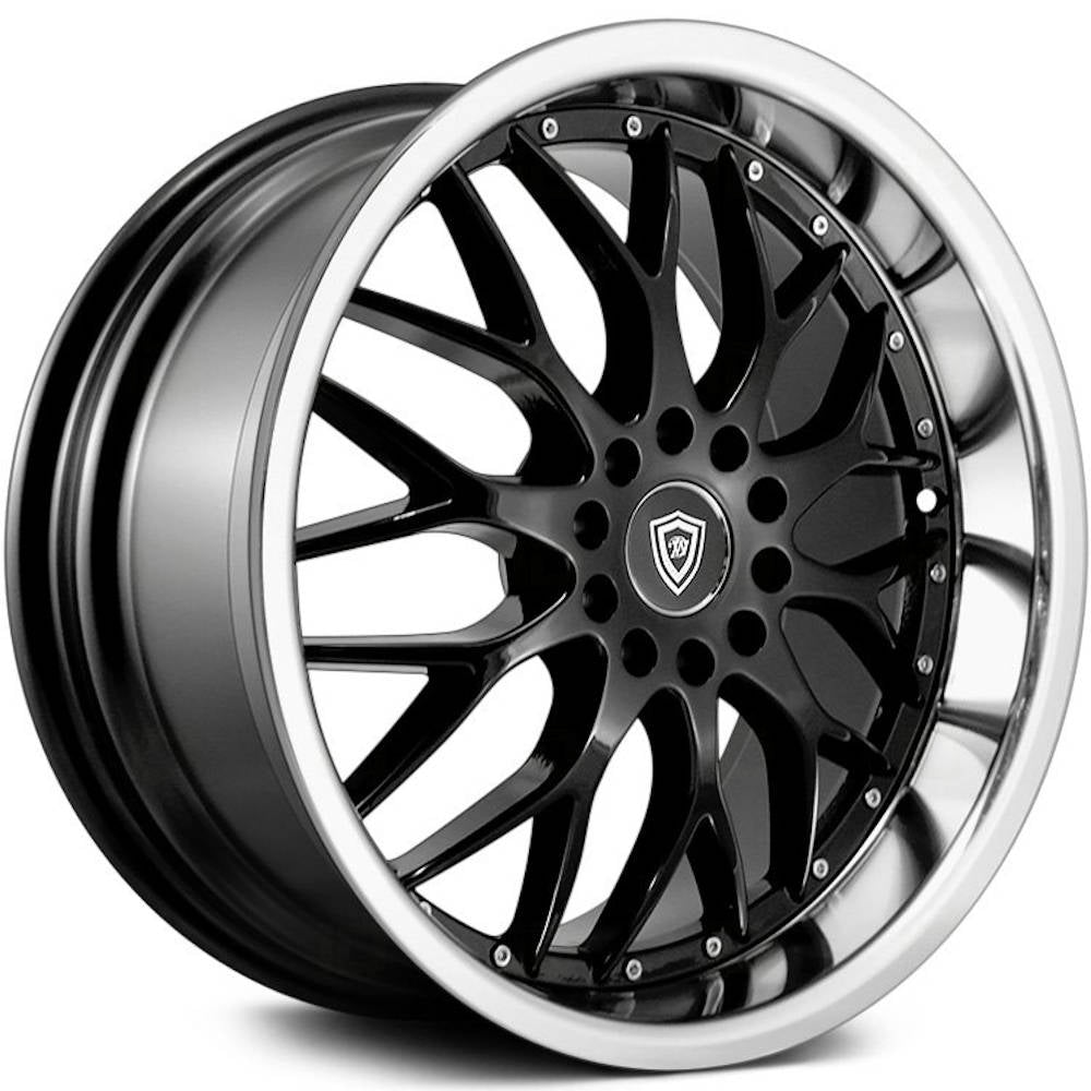 White Diamond W503 Black Wheel