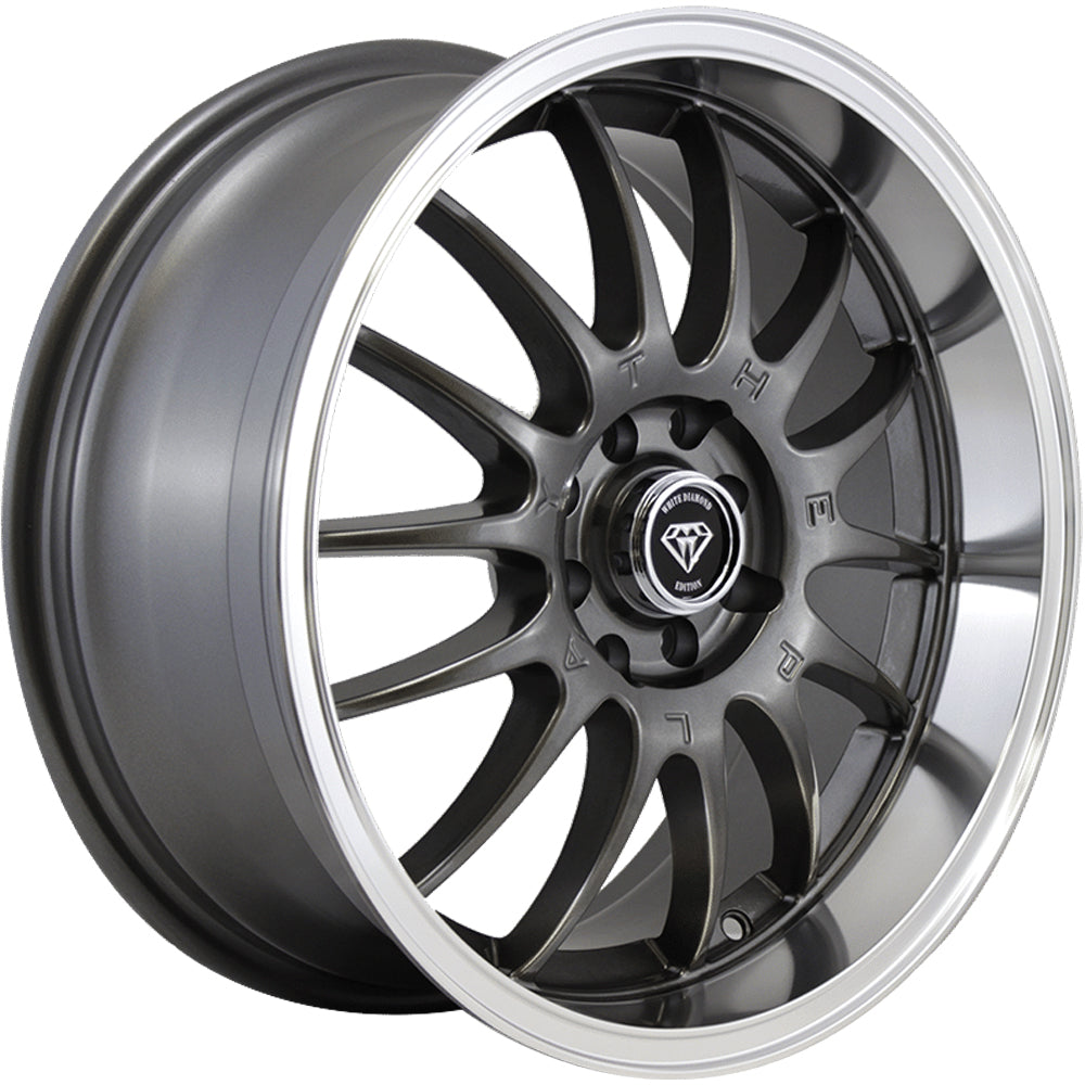 White Diamond W824 Gunmetal Wheel