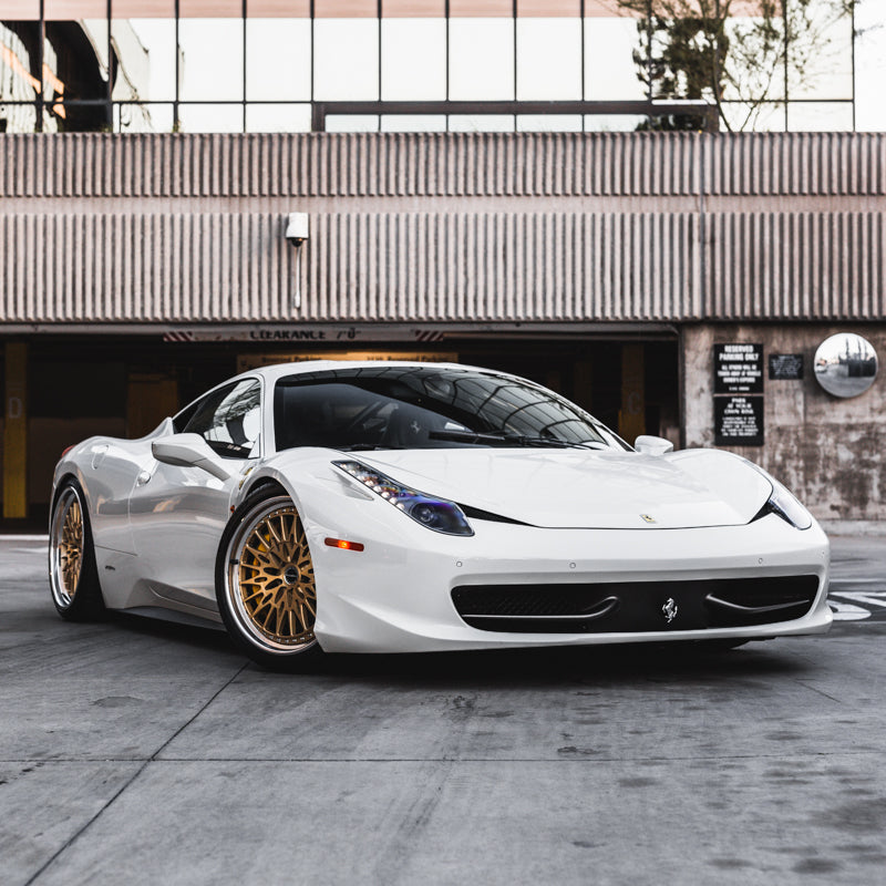 Brixton Forged HS1 on White Ferrari 458