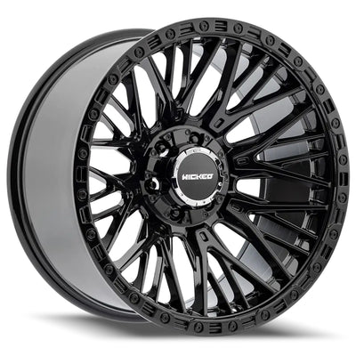 Wicked Offroad W827 Gloss Black Wheel