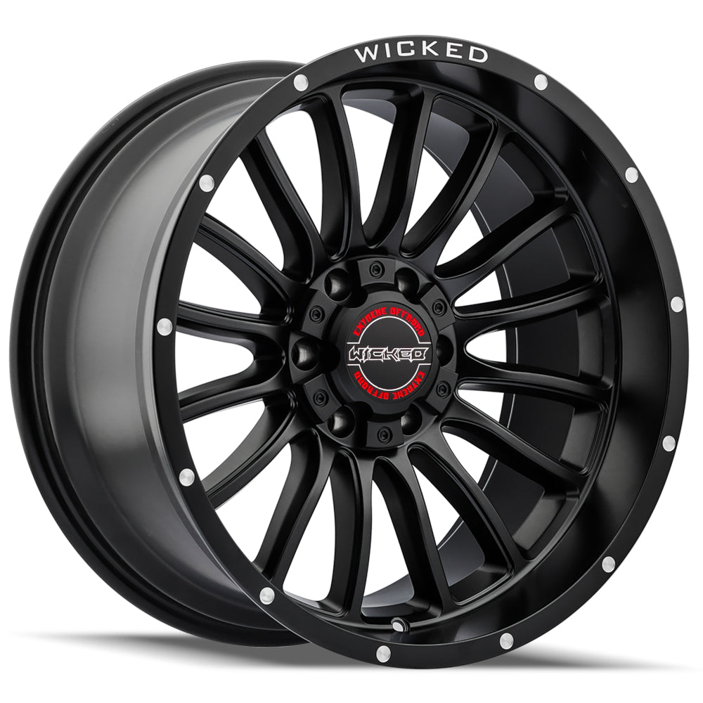 Wicked Offroad W908 Satin Black Wheel