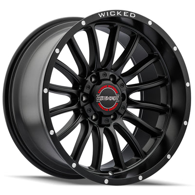 Wicked Offroad W908 Satin Black Wheel