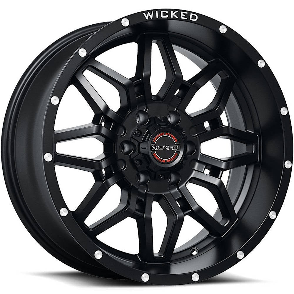 Wicked Offroad W909 Satin Black Wheel