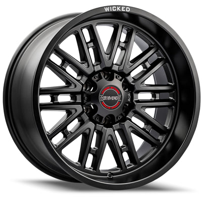 Wicked Offroad W937 Satin Black Wheel