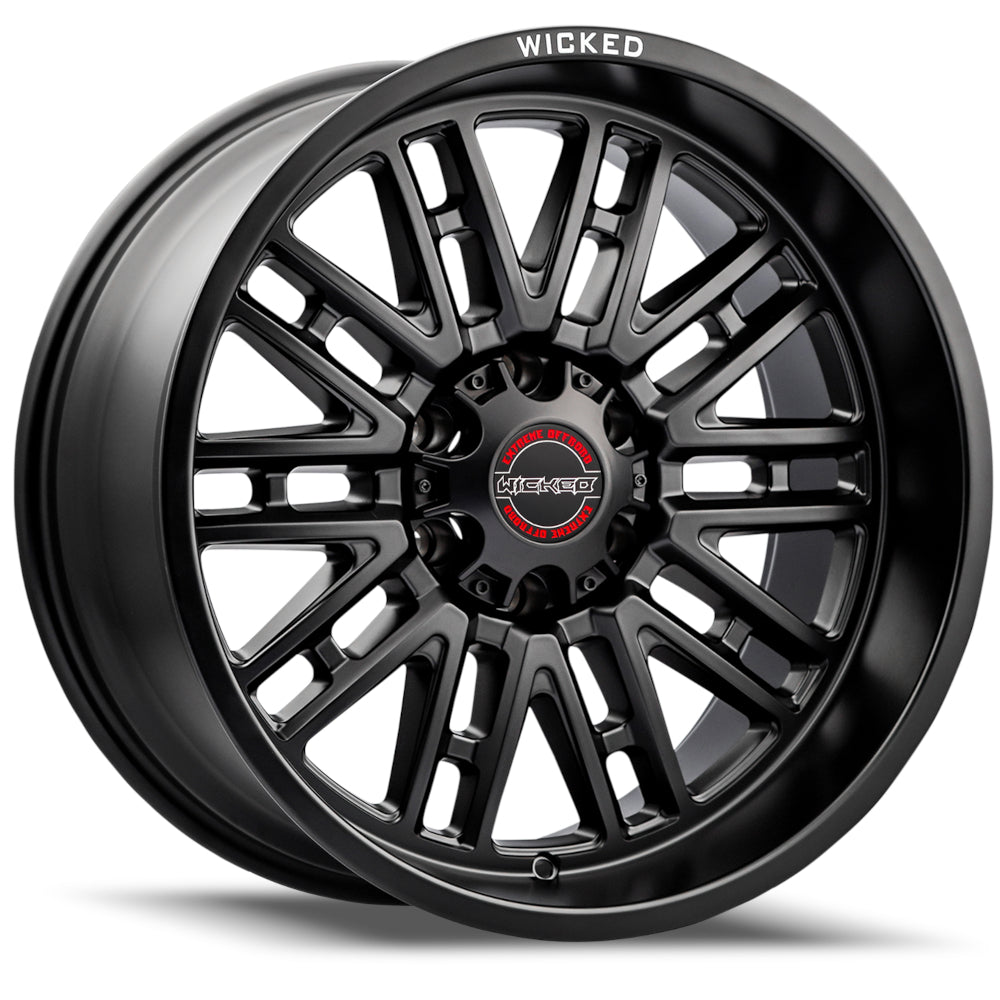 Wicked Offroad W937 Satin Black Wheel