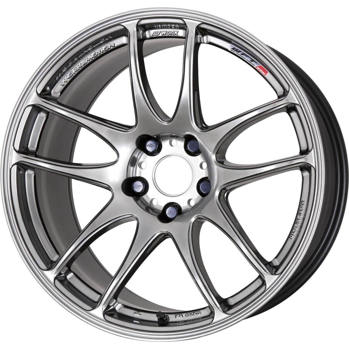 Work Emotion CR Kiwami Silver Wheel