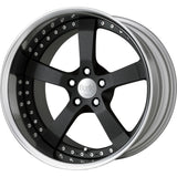 Work Equip E05 Black Polished Wheel