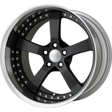 Work Equip E05 Black Polished Wheel