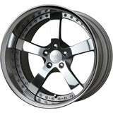 Work Equip E05 Silver Polished Wheel
