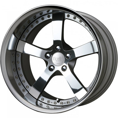 Work Equip E05 Silver Polished Wheel