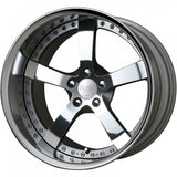 Work Equip E05 Silver Polished Wheel
