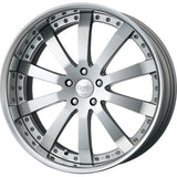 Work Equip E10 Silver Polished Wheel