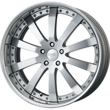 Work Equip E10 Silver Polished Wheel