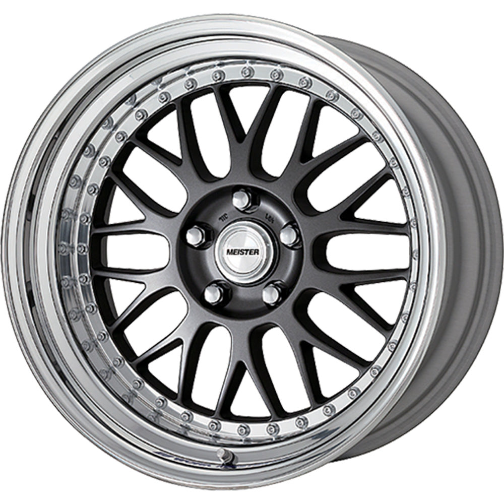Work Meister M1 3P Gunmetal Polished Wheel