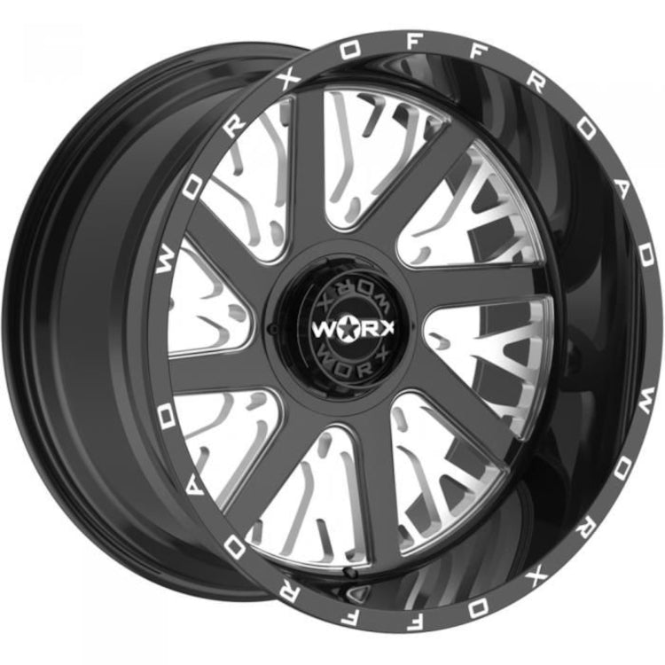 Worx 816BM Black Machined Wheel
