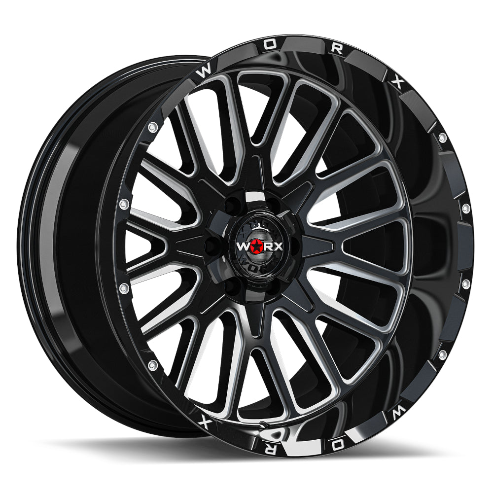 Worx 818BM Black Milled Wheel