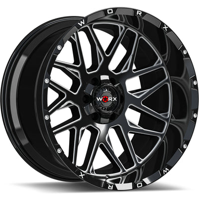 Worx 819BM Black Milled Wheel