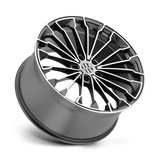 Victor Equipment Wurttemburg 22x10.5 Gunmetal Mirror Cut Face premium Euro wheel
