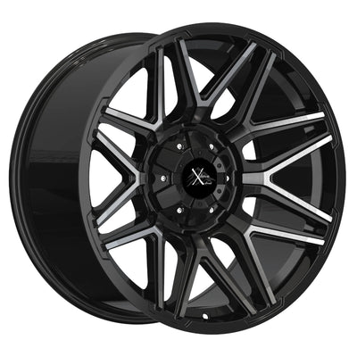 X Drive Crank Black Machined Wheel