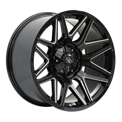 X Drive Crank Black Milled Wheel