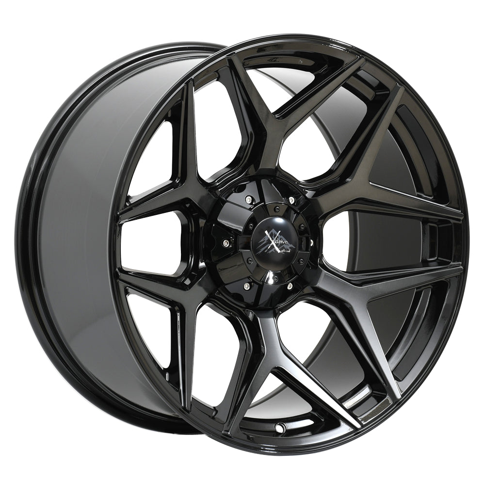 X Drive Defiant Black Brushed Wheel