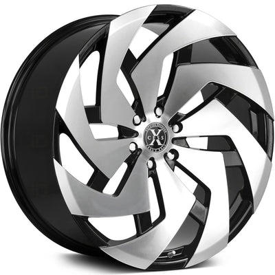 Xcess X04 Black Machined Wheel