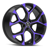 XCess 5 Flake X05 Black/Purple wheel
