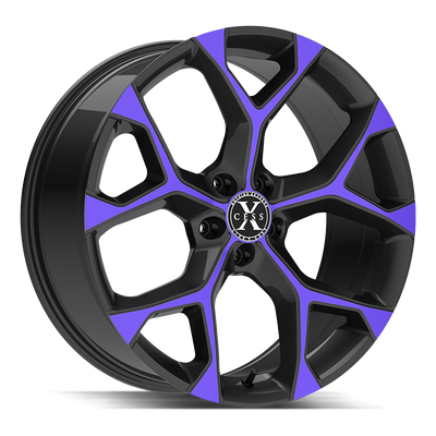 XCess 5 Flake X05 Black/Purple wheel