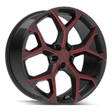 XCess 5 Flake X05 Black wheel