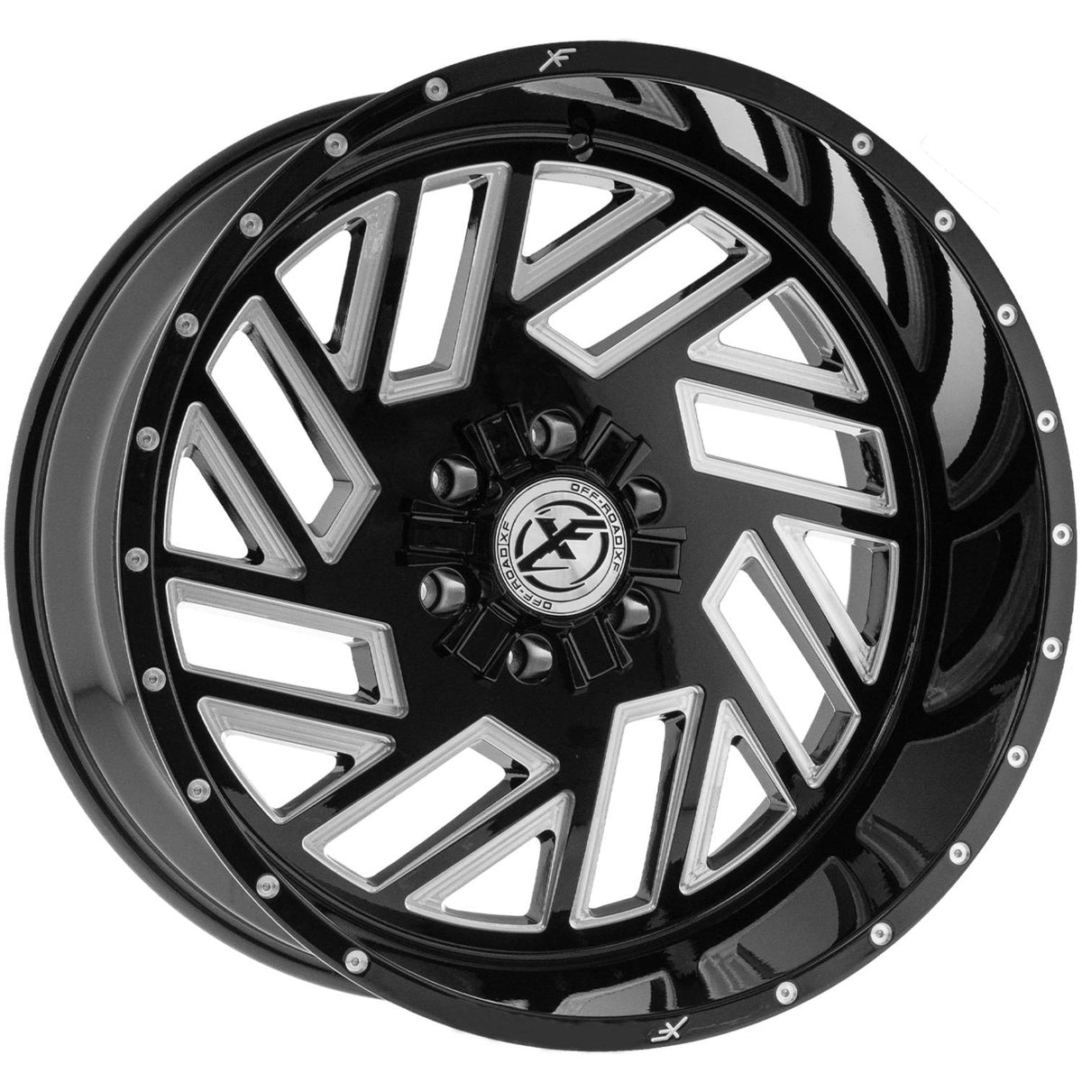 XF Flow XFX-304 Black Milled Wheel