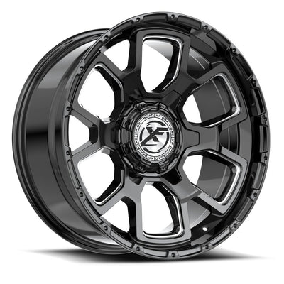XF Offroad OE-501 Black Milled Wheel