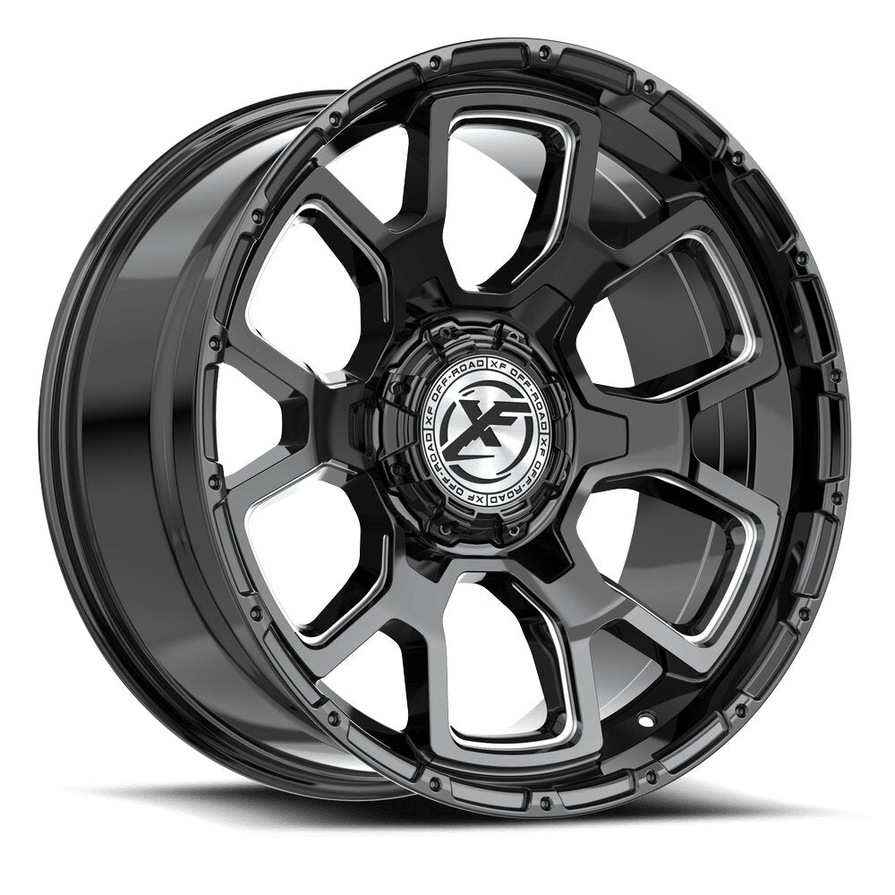 XF Offroad OE-501 Black Milled Wheel
