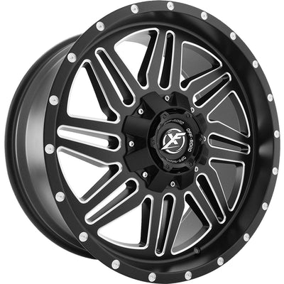 XF Offroad XF-201 Black Milled Wheel