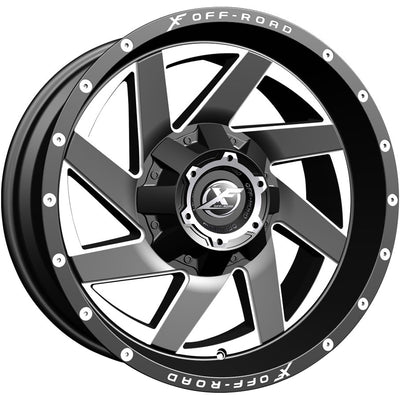 XF Offroad XF-205 Black Milled Wheel