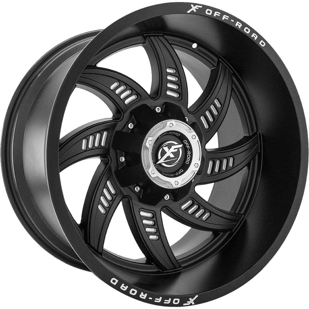 XF Offroad XF-206 Black Milled Wheel
